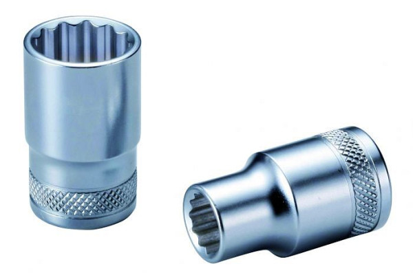 Boxo 3/8" Stecknuss - 12-Kant 19 mm, VE: 16 Stück, SK3122-019