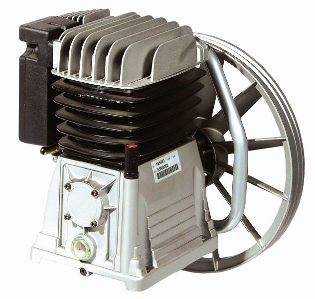 AEROTEC 2-stufiges Kompressoraggregat Keilriemenaggregat Kompressor 15 Bar, Hubvolumen: 653 L/min, 2005500