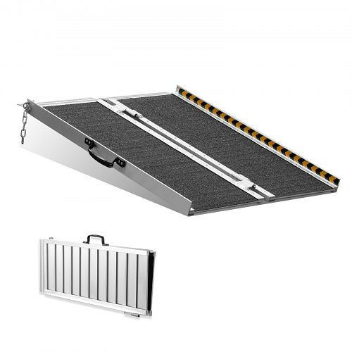 VEVOR klappbare Rollstuhlrampe, tragbare Schwellenrampe aus Aluminium, 3 Fuß, 800 Pfund, ZDKMJPD36YC19UQ9FV0