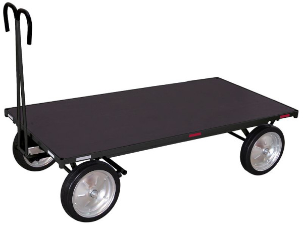 VARIOfit Handpritschenwagen ohne Bordwand, Außenmaß: 1.265 x 800 x 1.340 mm, RAL 7016 anthrazitgrau, Radsatz: Vollgummibereifung, zu-05131/AG