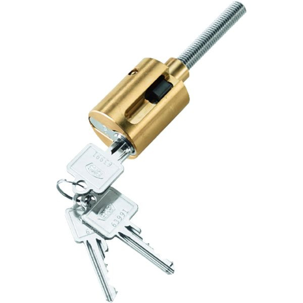 ZARGES Stahl-Profilzylinder zur Einbruchsicherung inkl. 3 Schlüssel, für Brunnenabdeckung, 47109