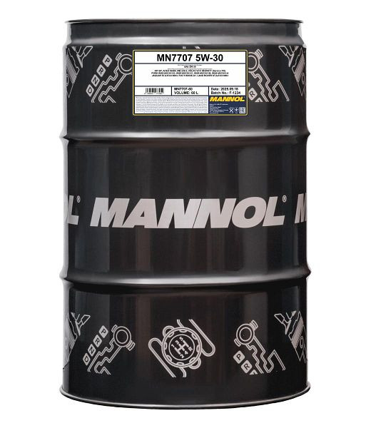 MANNOL Premium-Motorenöl 7707 Energy Formula FR 5W-30, VE: 60 l, MN7707-60