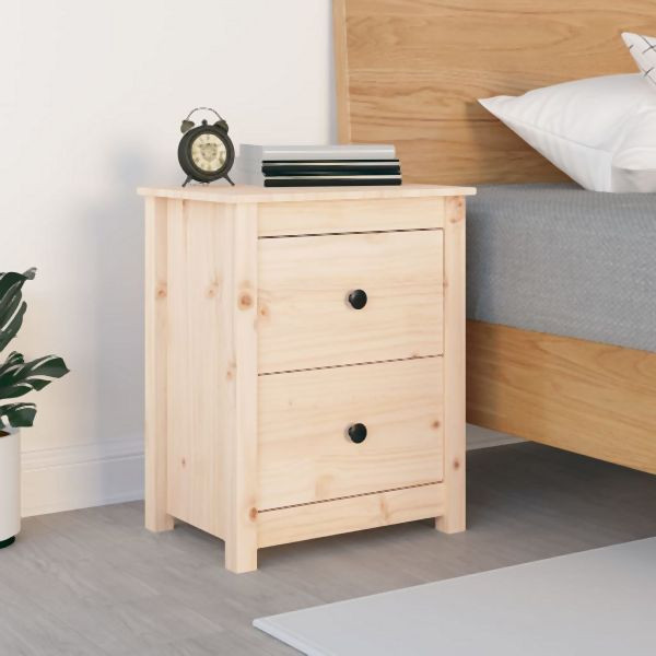 vidaXL Nachttisch 50x35x61,5 cm Massivholz Kiefer, 813679
