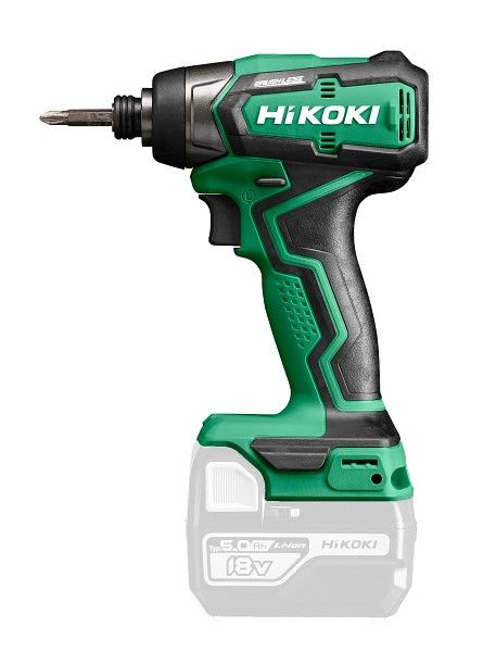 HiKOKI 18V Akku Schlagschrauber (1/4"), ohne Akku, ohne Ladegerät, 1/4", WH18DD (Basic) (HSC II), WH18DDW2Z