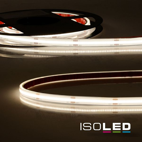 ISOLED LED HT930 COB Flexband für bis zu 90°C Umgebungstemperatur, 24V DC, 14,4W, IP68, 3000K, 5m Rll, 480 LED/m, 116132