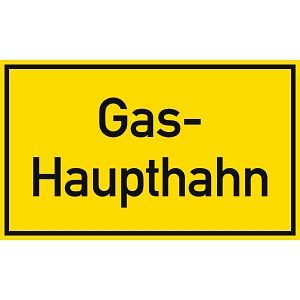 Moedel Gas-Haupthahn, Folie, 250x150 mm, 99087