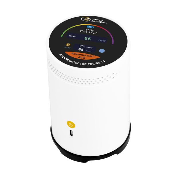 PCE Instruments Radon Monitor für Innenräume, Messbereich 6 Bq/m³ - 10 kBq/m³, PCE-RD 75