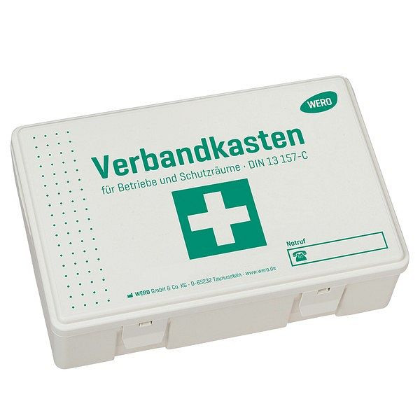 WERO Verbandkasten DIN 13157 - C, leer, 200037, 4052677006874