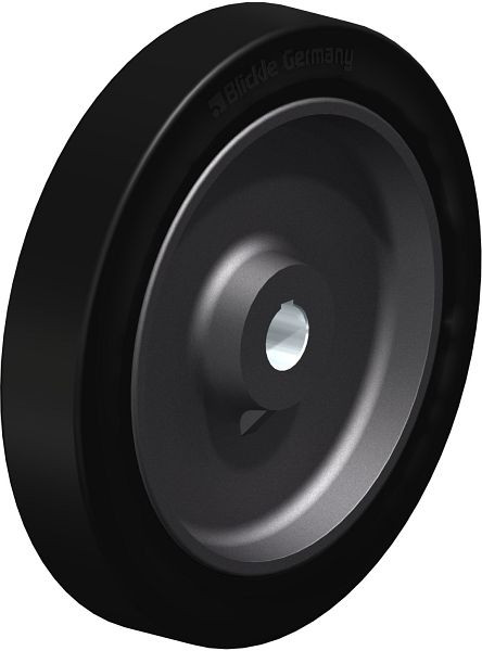 Blickle GEVN 400/40H7 Rad aus Elastik-Vollgummi, Schwarz, 608224