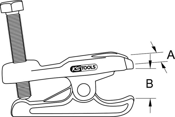 KS Tools Universal-Kugelgelenk-Abzieher mechanisch, 450.0056