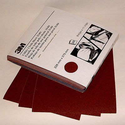 3M Gewebeschleifbogen 314D, 230 mm x 280 mm, P100, VE: 250 Bogen, 7000060198