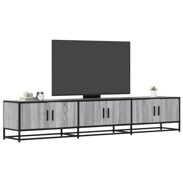 vidaXL TV-Schrank Grau Sonoma 210x35x41 cm Holzwerkstoff, 3300793