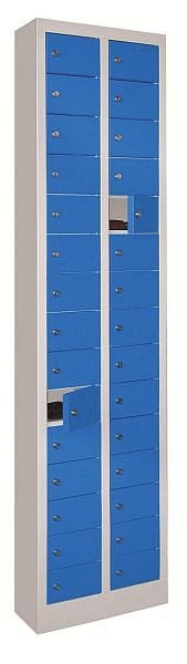 Pavoy Kleinfachschrank 1950/200/460, Zylinderschloss, 2 x 15 Fächer, glatte Türen, 21228-046-115-515716