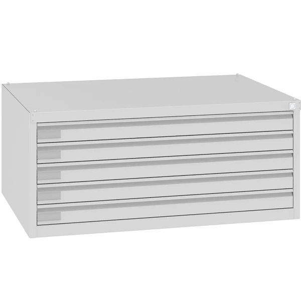 Eurobox Zeichnungsschrank, 5 Schubfächer, 425 x 970 x 670 mm, 0630-100105