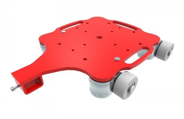HTS ECO-Skate® ROTOflex Rotationsfahrwerk RFN30, mit Gummibelag und NY-Rollen, 100300940