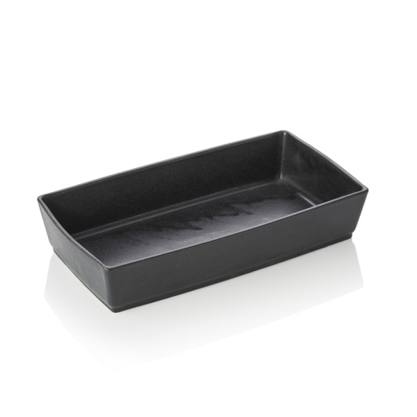 WAS Buffetschale, 35 x 18,5 x 7 cm, schwarz, Porzellan, 4893035