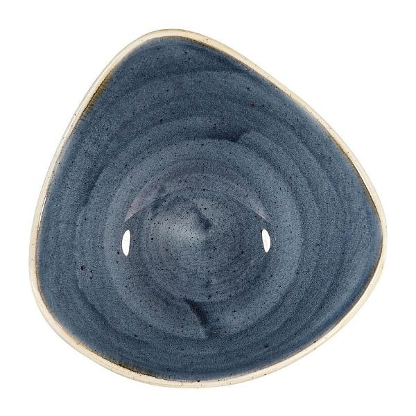 Churchill Stonecast Dreieckige Schalen, Blaubeere, 235 mm, VE: 12 Stück, DW358