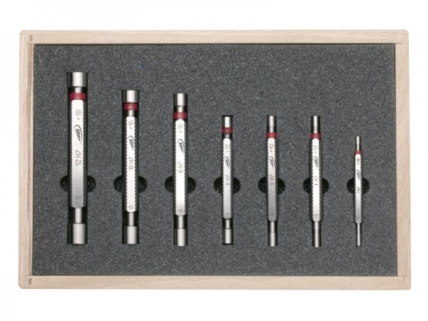 HELIOS PREISSER Grenzlehrdorn-Satz, Passung H7, 7-teilig, Nennmaß 3-12 mm, 637190