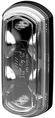 HELLA Umrissleuchte, Shapeline Tech, LED, 12/24V, geklebt, Lichtscheibenfarbe: glasklar, 2-polig, links/rechts/seitlicher Einbau, 2XS 013 327-027