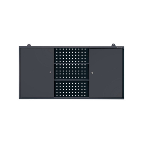 Jan Nowak Hängender Werkstattschrank BEN, 1200 x 600 x 200 mm, Anthrazit, 1846