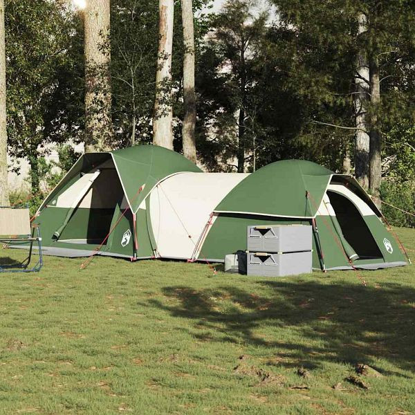 vidaXL Campingzelt 5 Personen Grün Wasserdicht, 4009587