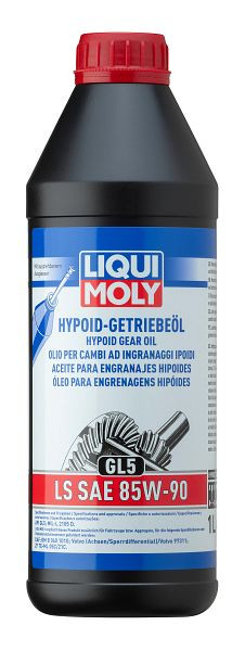 LIQUI MOLY Hypoid-Getriebeöl (GL5) LS SAE 85W-90, Dose Kunststoff, VE: 1 Liter, 1410