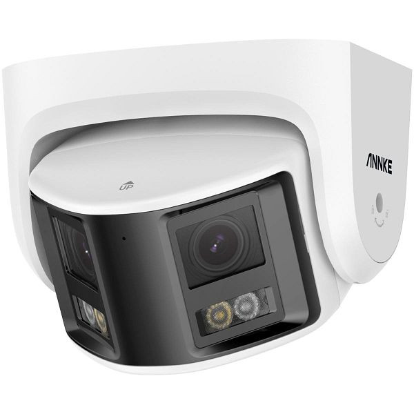 ANNKE I91DX 4K Ultra HD IP PoE Überwachungskamera mit zwei Objektiven, 180° Panoramablick, Nachtsicht in Farbe, an91dx