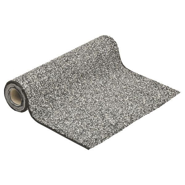 vidaXL Steinfolie Grau 500x100 cm, Material: PP-Vlies, wasserfester Kleber, 4007551