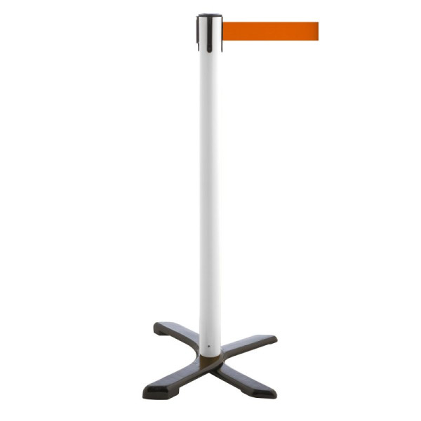 Stein HGS Personenleitsystem -P-Line Compact-, weiß, orange, mit Gurtendstück (Standard), 34870-1502