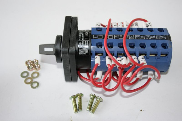 ELMAG Schalter 0/1/0/2 + R/L, Nr. 9, zu GBM 3/25 N, 9802085