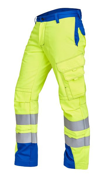 ROFA Bundhose teils 2-lagig 2427, Größe 50, Farbe 235-leuchtgelb-kornblau, 2652427-235-50