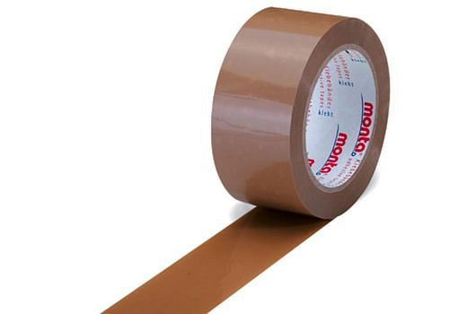 monta PVC-Klebeband extra stark, transparent, 50 mm breit x 66 lfm, Stärke 65µ, VE: 36 Rollen, 299531