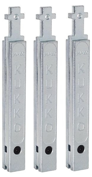 KUKKO 3 Abzughakenverlängerungen (Satz), Höhe der Verlängerung: 150 mm, 1-V-150-S