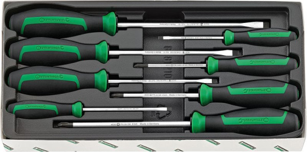 STAHLWILLE Schraubendrehersatz DRALL+ Nr.4692/8 8-teilig, 96469215