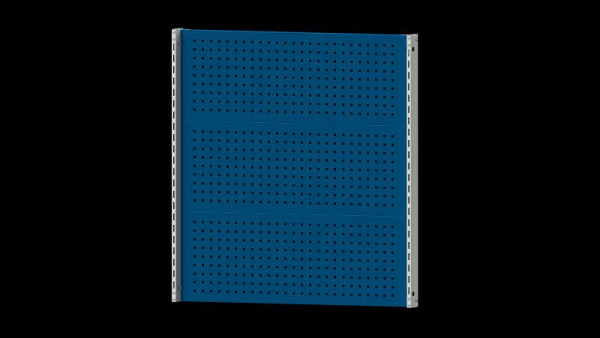 ANKE Werkbänke Grundaufbau Systemaufbau, 1120 x 107 x 1200 mm, RAL 7035/5010, 3 x Lochwand Höhe 400 mm, 340.349