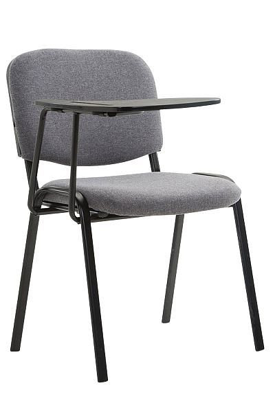 CLP Stuhl Ken mit Klapptisch Stoff, grau, 191897108