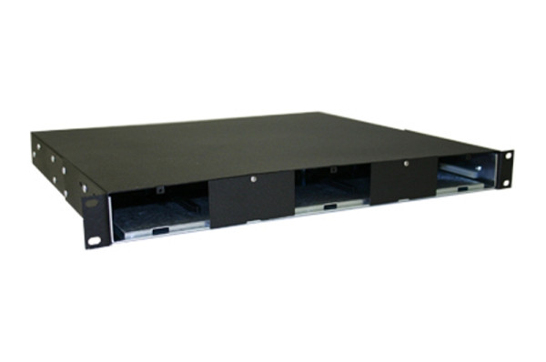 Nitek Baugruppenträger 19" für für 5x UTP Link Module, incl. Netzgerät 230V, 1HE, CX254