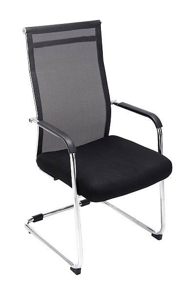 CLP Besucherstuhl Brenda V2, schwarz, 305122, 4251563418863