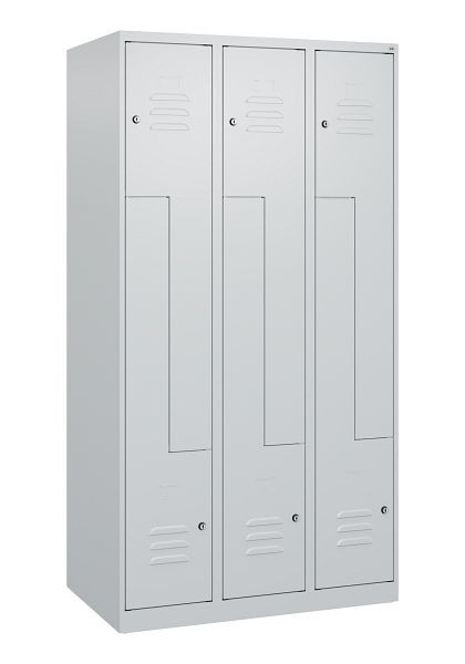 C+P Z-Spind Classic PLUS, 6 Abteile, 1700x900x500mm, 7035/7035, Zylinderschlösser, 0800037-306 S10009