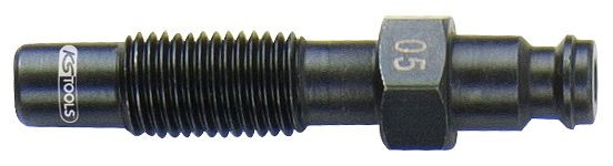 KS Tools Injektoren Adapter, M10x1,25 mit Außengewinde, Länge 57 mm, 150.3666
