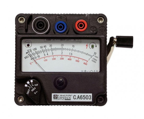 Chauvin Arnoux C.A 6503, Isolationsmesser, mit Kurbelinduktor, P01132504