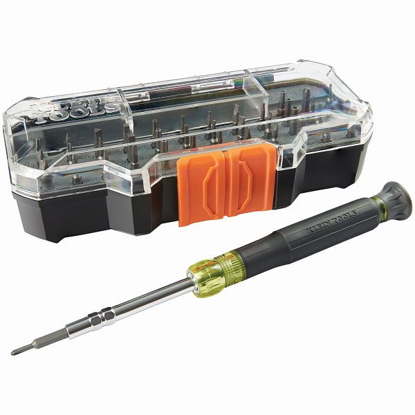 KLEIN TOOLS All-in-1 Präzisionsschraubendreher-Set mit Gehäuse, 32717