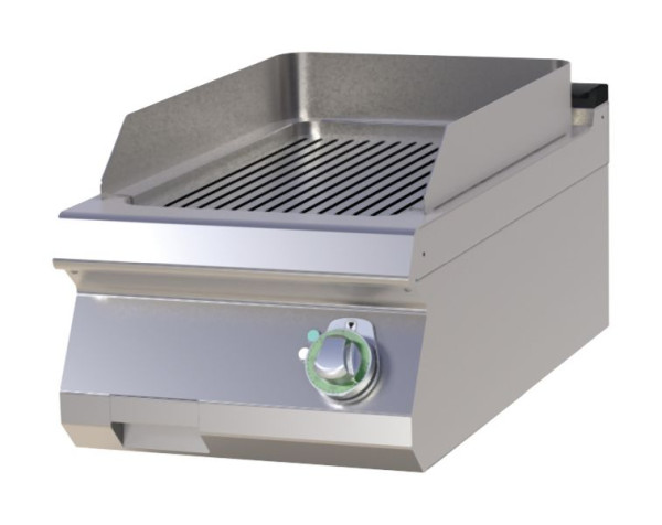 RM Thermik Serie 700, Elektro-Grillplatte, 400x730x300 mm, gerillte Grillfläche, FTR-704E