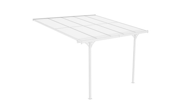 Westmann Terrassenüberdachung Bruce 313 Weiß 300x313x270cm, SI06104W