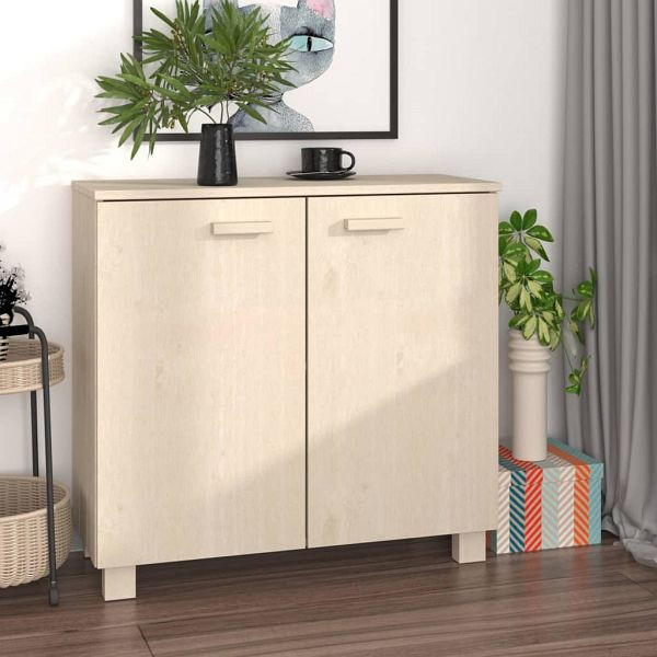 vidaXL Sideboard HAMAR Honigbraun 85x35x80 cm Massivholz Kiefer, 340492