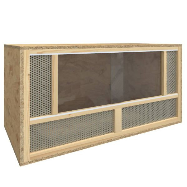 vidaXL Terrarium Holzwerkstoff 80x40x40 cm, für kleine Tiere, 170886