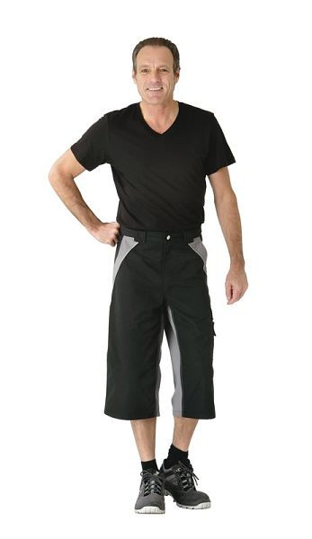 Planam Plaline 3/4 Hose, schwarz/zink, Größe L, 2550052