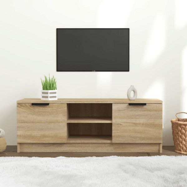vidaXL TV-Schrank Sonoma-Eiche 102x35x36,5 cm Holzwerkstoff, 811514