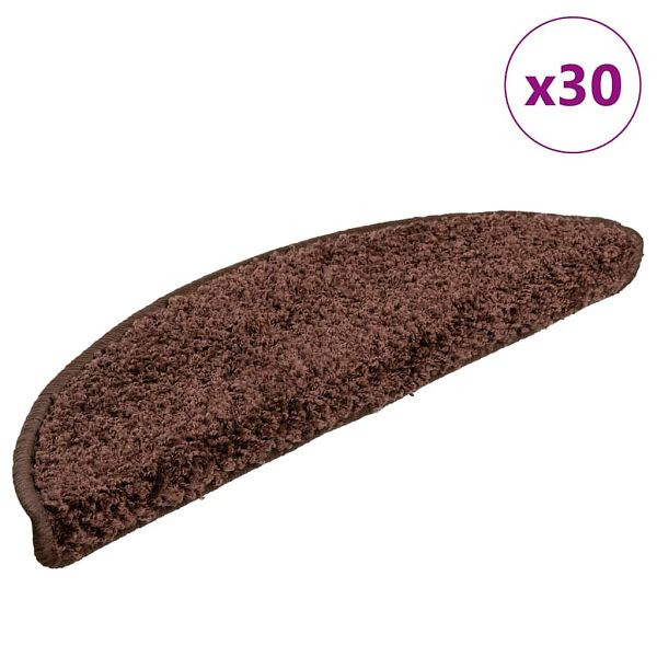 vidaXL Stufenmatten 30 Stk. Braun 56x17x3 cm, 3365802, 8721288459213