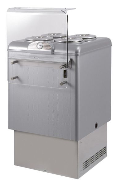 NordCap Speiseeisvitrine DOLCE VITA 4-LX, steckerfertig, statische Kühlung, zusätzlicher Umluftventilator, 46543690050